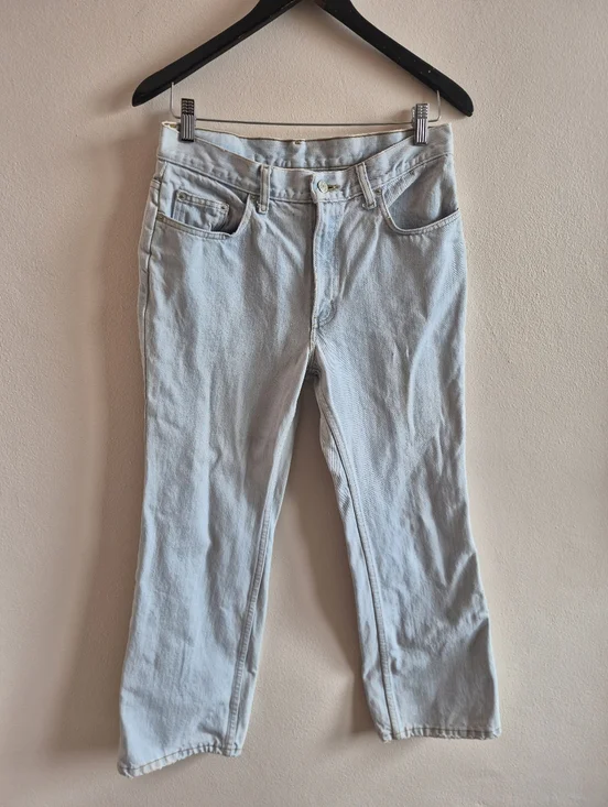 Vintage Ralph Lauren Polo 100% Cotton Women's Jeans Size 31" Waist Light Wash - Picture 2 of 11